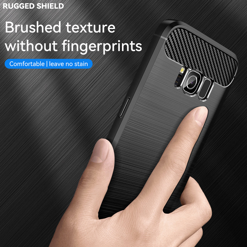 Brushed Silicone Phone Case For Samsung Galaxy S Light Luxury