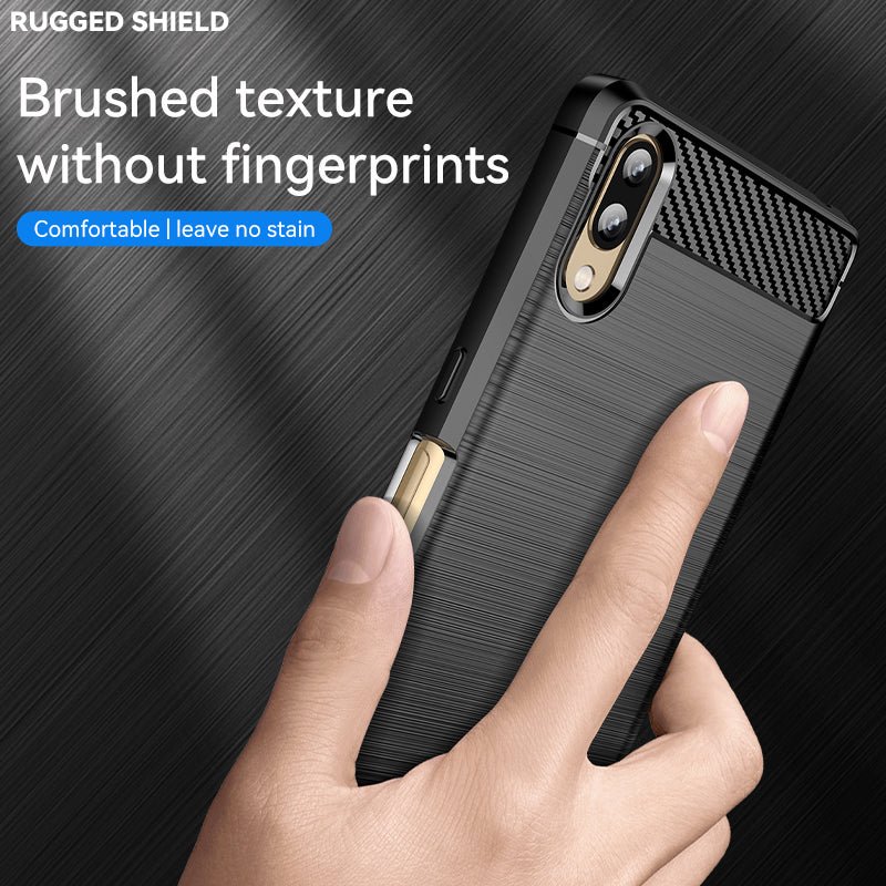 Brushed Silicone Phone Case For Sony Xperia L3