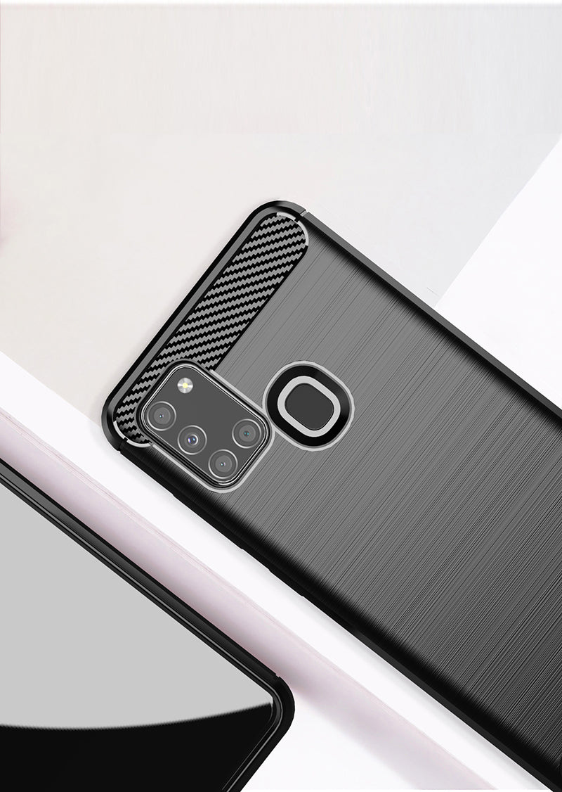 Brushed Silicone Phone Case For Samsung Galaxy A21S