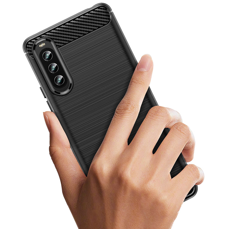 Brushed Silicone Phone Case For Sony Xperia 1 IV
