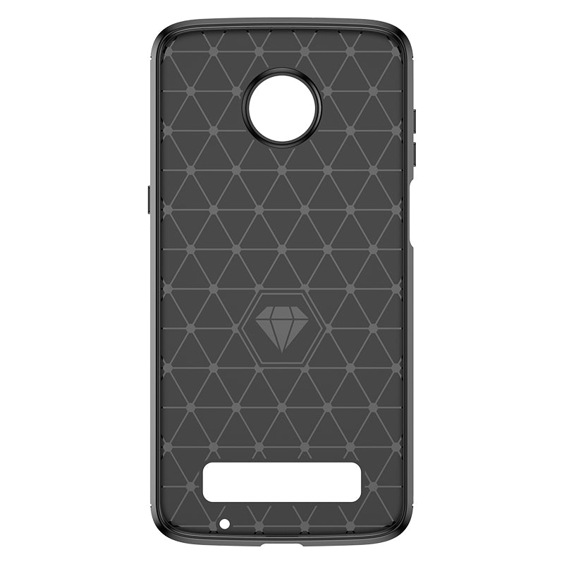 Brushed Silicone Phone Case For Motorola Moto Z3 Force