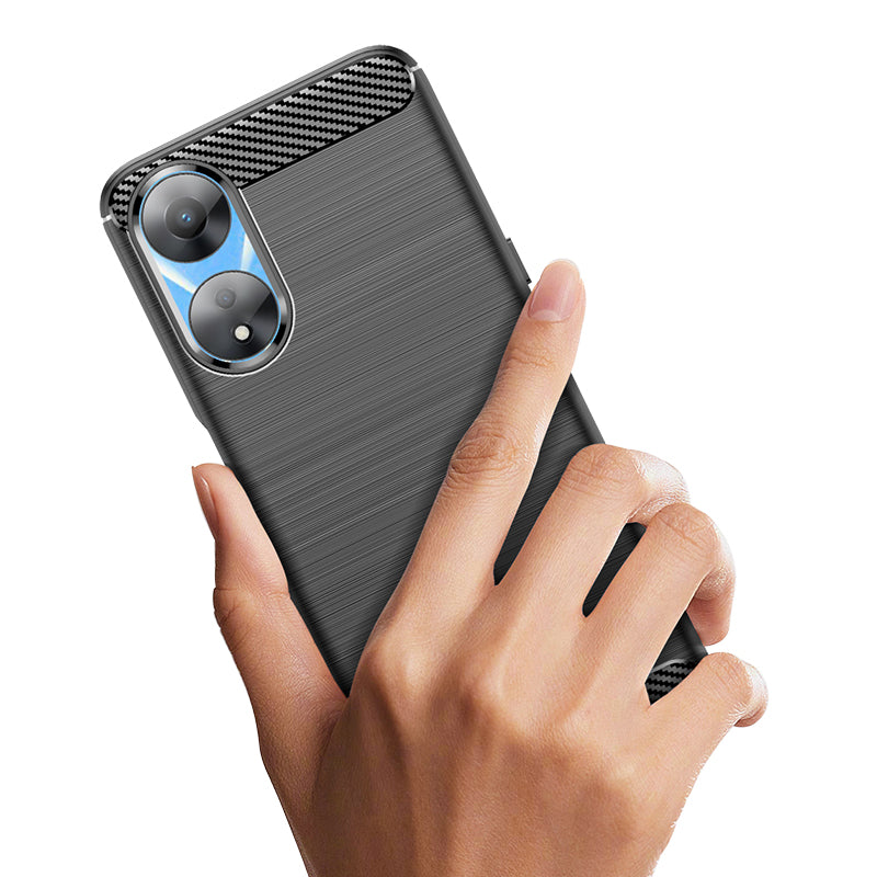 Brushed Silicone Phone Case For OPPO A78 5G