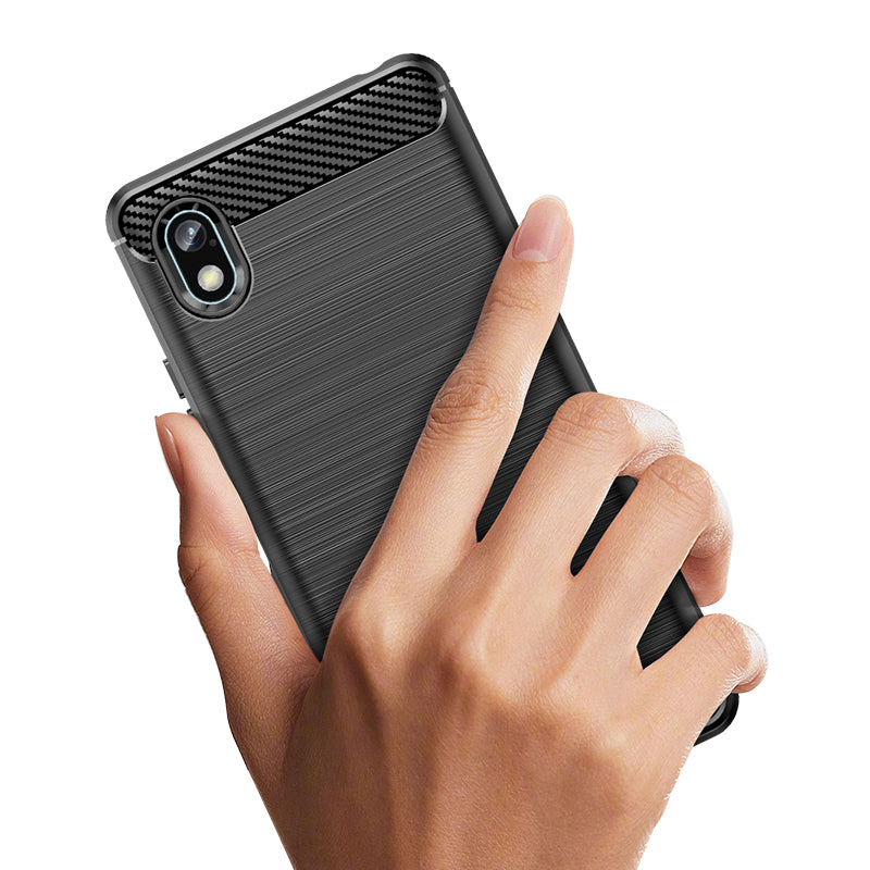 Brushed Silicone Phone Case For Sony Xperia Ace3