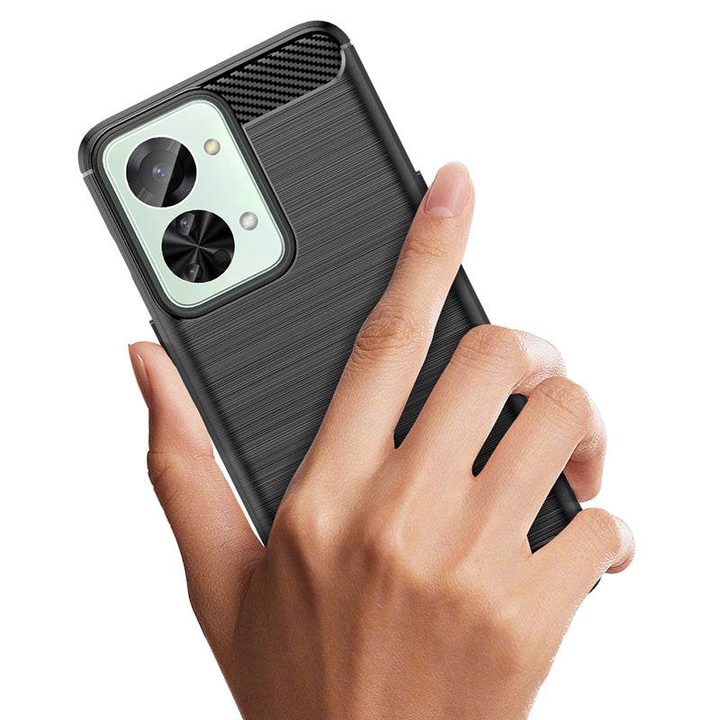 Brushed Silicone Phone Case For OnePlus Nord 2T