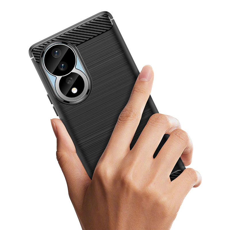 Brushed Silicone Phone Case For Huawei Honor 80 5G