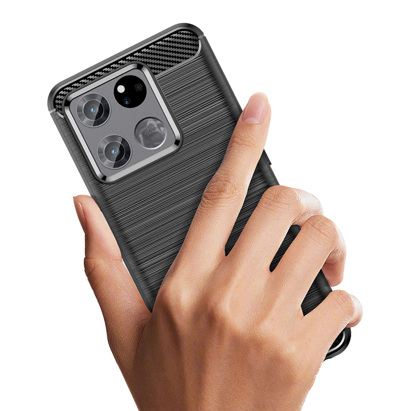 Brushed Silicone Phone Case For OnePlus Ace Racing