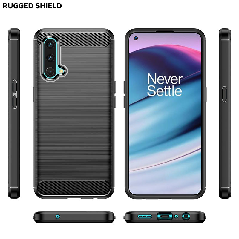 Brushed Silicone Phone Case For OnePlus Nord CE 5G