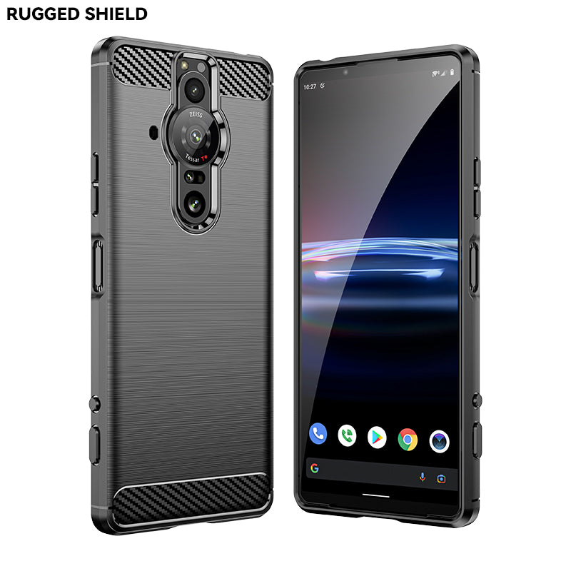 Brushed Silicone Phone Case For Sony Xperia Pro-I