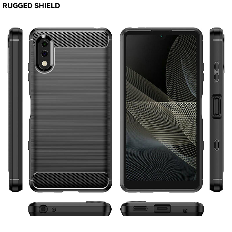 Brushed Silicone Phone Case For Sony Xperia Ace2