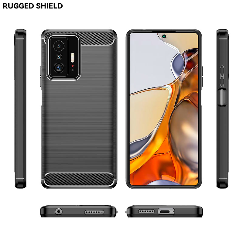 Brushed Silicone Phone Case For Xiaomi Mi 11T Pro
