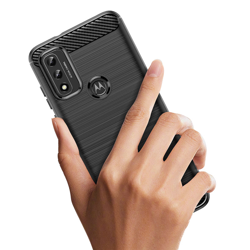 Brushed Silicone Phone Case For Motorola Moto G Play 2022