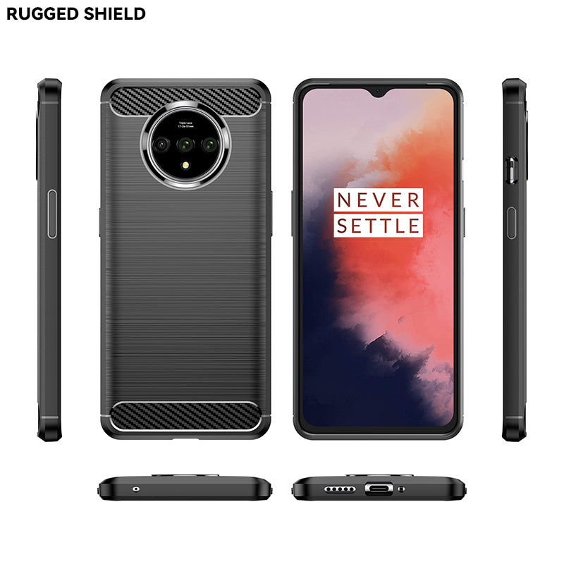 Brushed Silicone Phone Case For OnePlus 7T