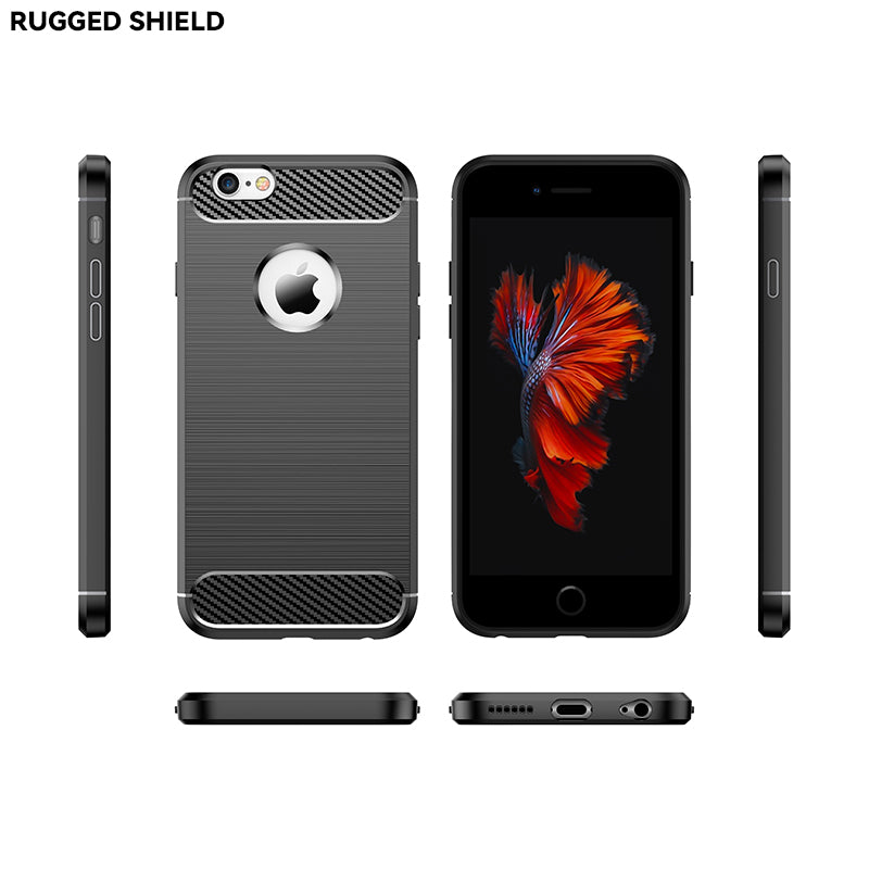 Brushed Silicone Phone Case For iPhone 6/6s Plus