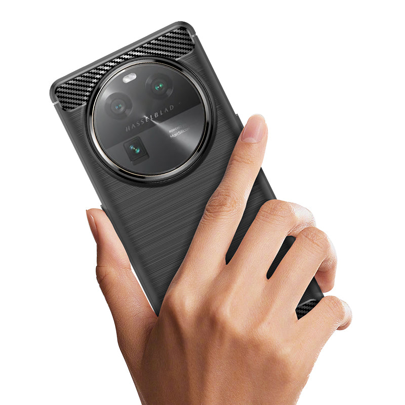 Brushed Silicone Phone Case For OPPO Find X6 Pro 5G