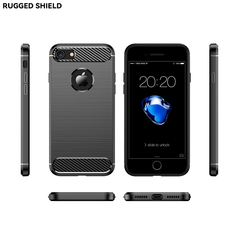 Brushed Silicone Phone Case For iPhone 7