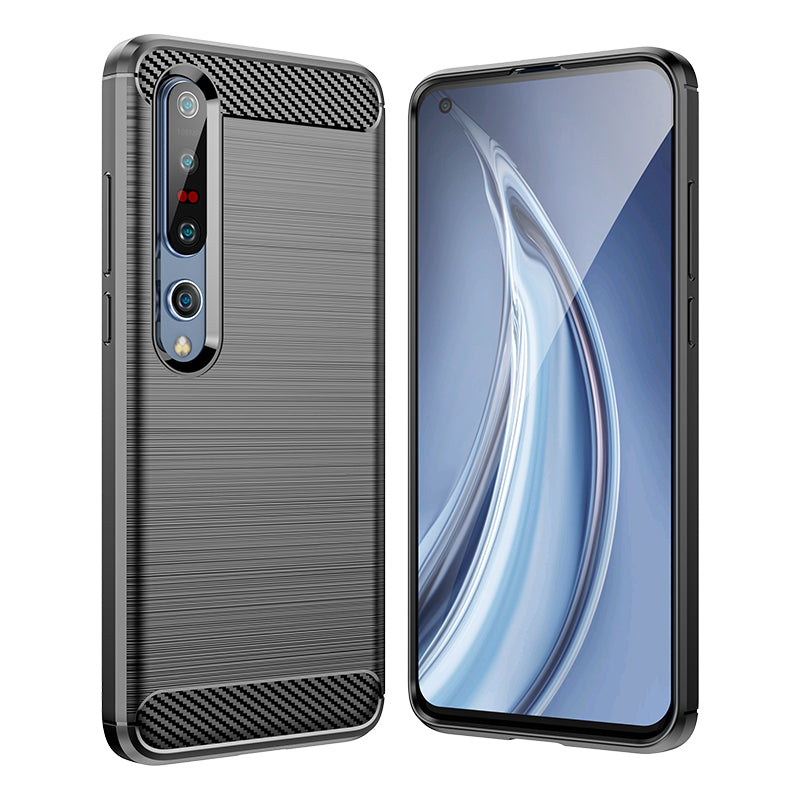 Brushed Silicone Phone Case For Xiaomi Mi 10