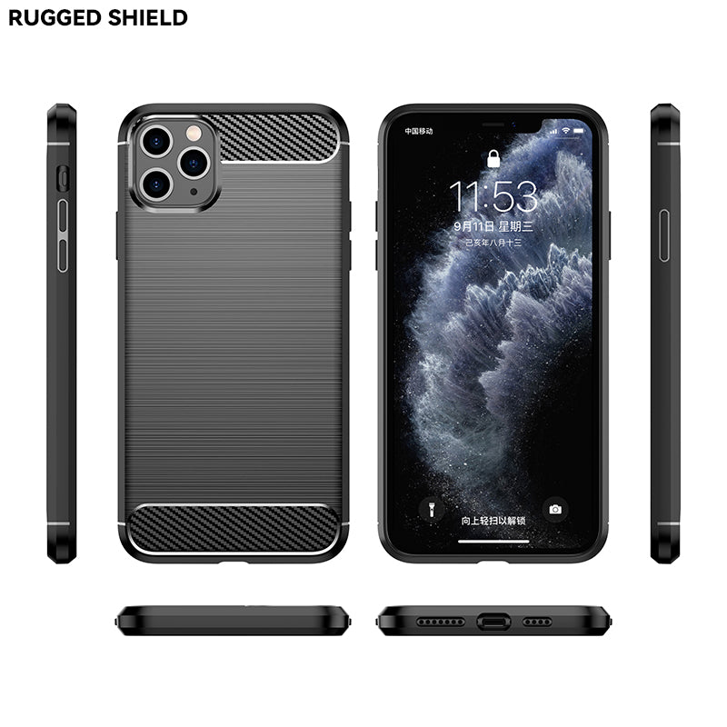 Brushed Silicone Phone Case For iPhone 11 Pro Max