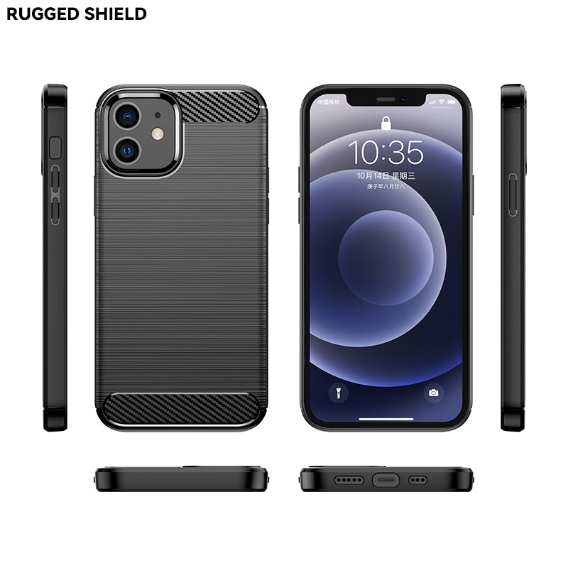 Brushed Silicone Phone Case For iPhone 12