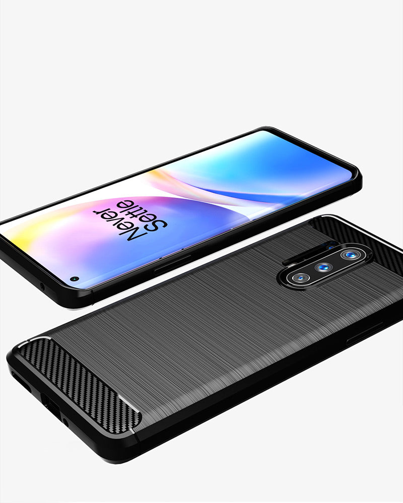 Brushed Silicone Phone Case For OnePlus 8 Pro