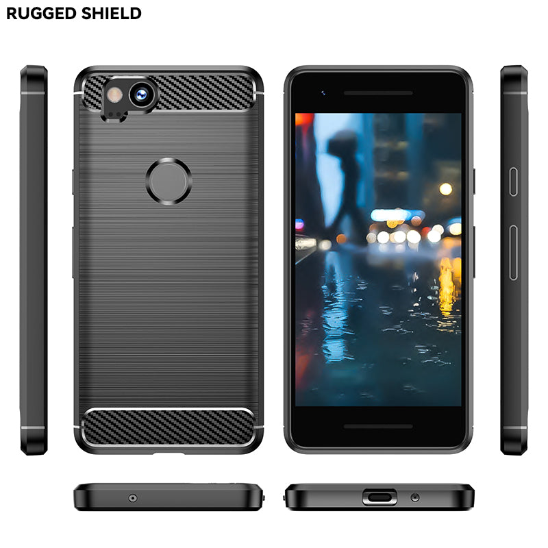 Brushed Silicone Phone Case For Google Pixel 2