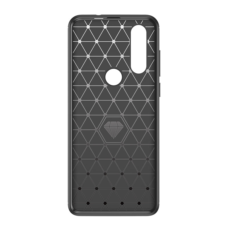 Brushed Silicone Phone Case For Motorola Moto P40 Power