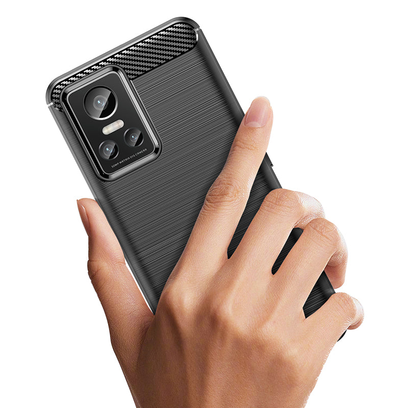 Brushed Silicone Phone Case For Realme GT NEO3