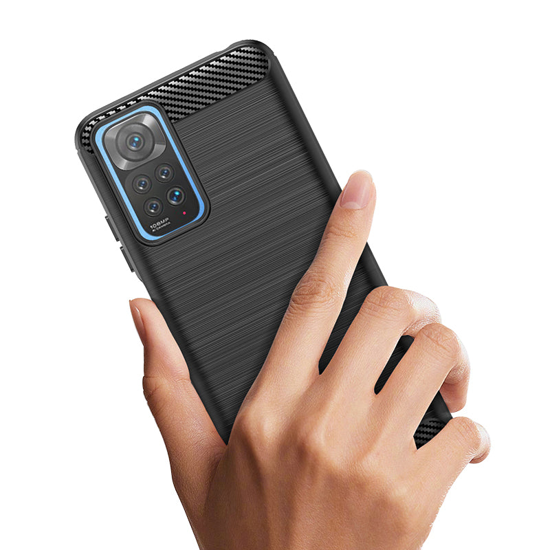 Brushed Silicone Phone Case For Redmi Note 11 SE 4G