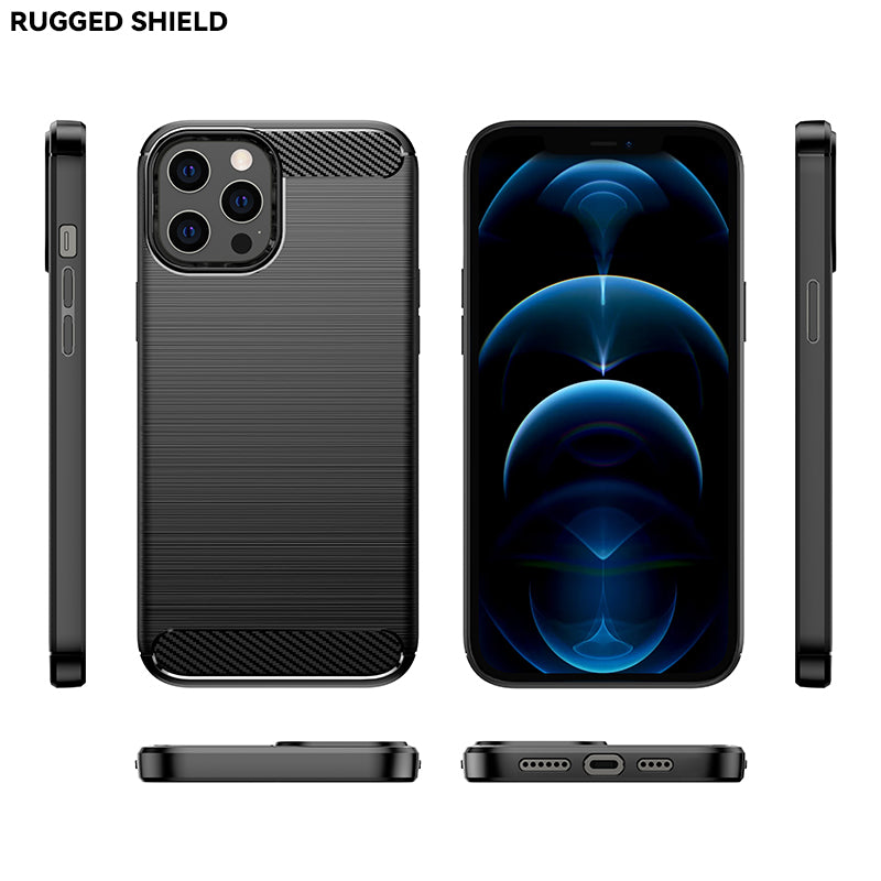 Brushed Silicone Phone Case For iPhone 12 Pro