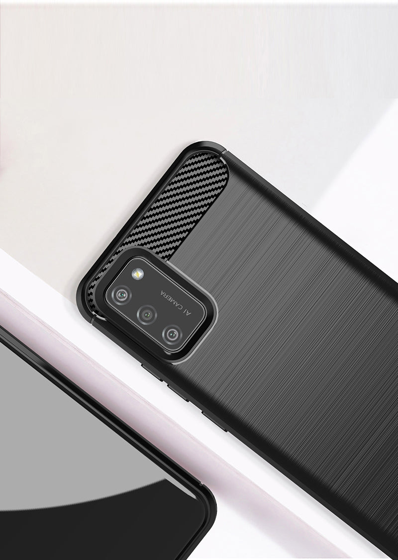 Brushed Silicone Phone Case For Samsung Galaxy M02S