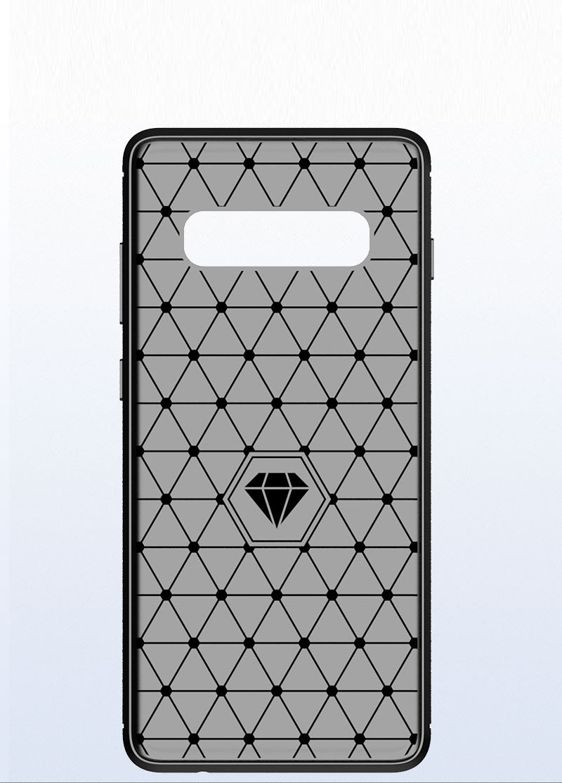 Brushed Silicone Phone Case For Samsung Galaxy S10 Plus