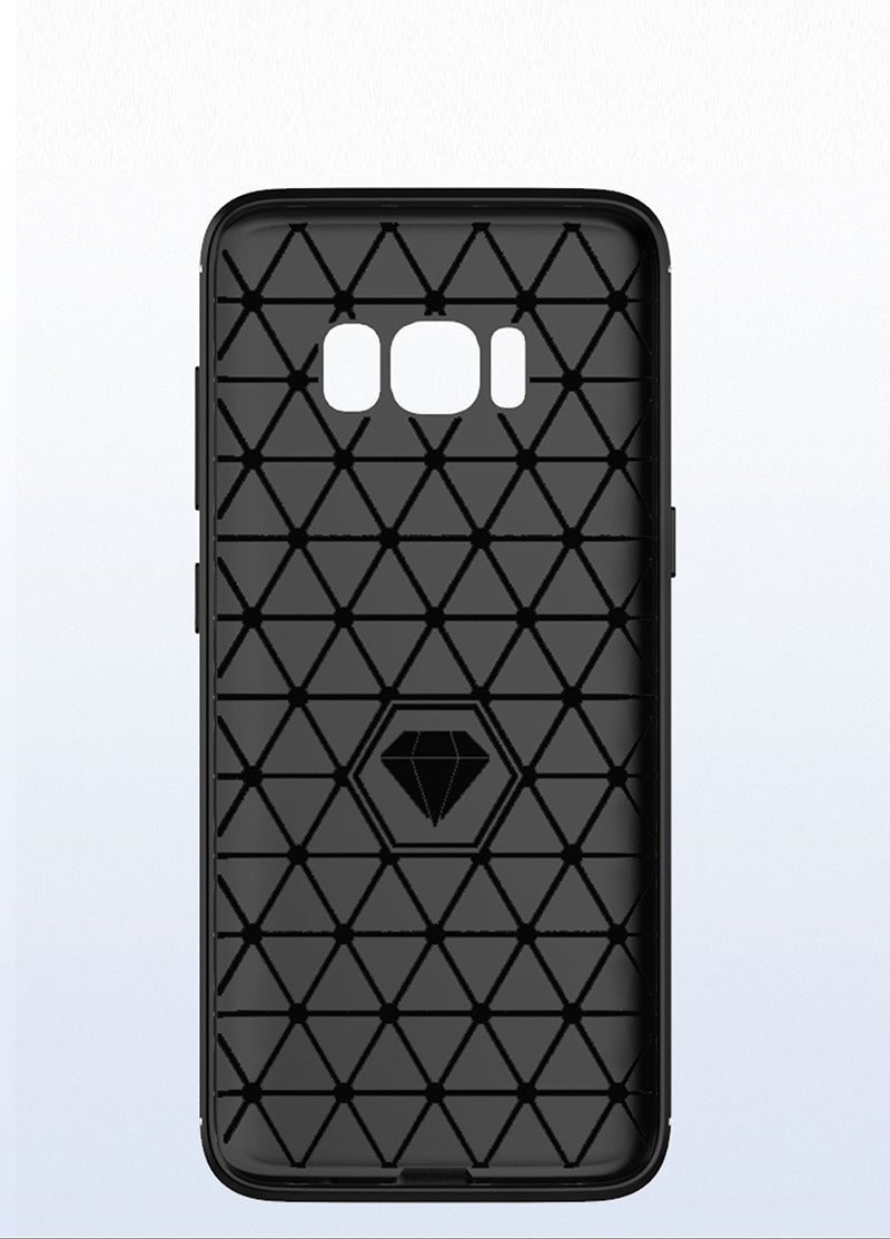 Brushed Silicone Phone Case For Samsung Galaxy S8 Plus