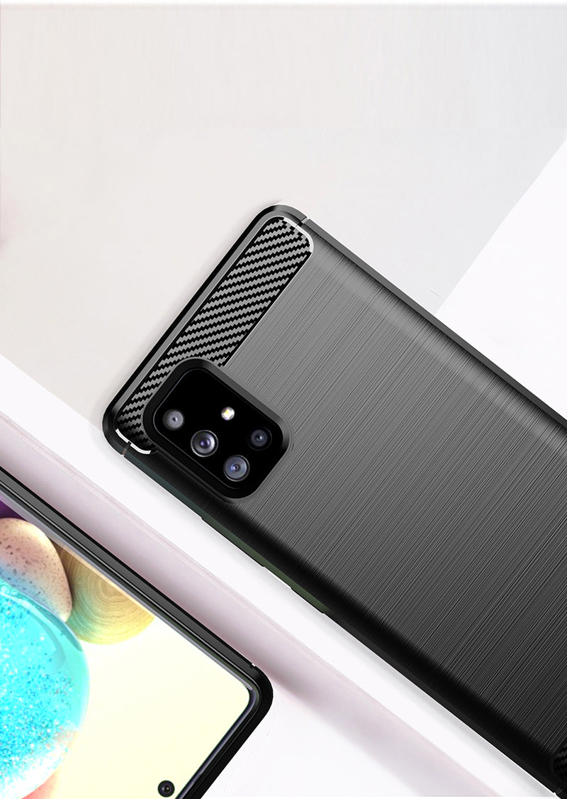 Brushed Silicone Phone Case For Samsung Galaxy A71 5G