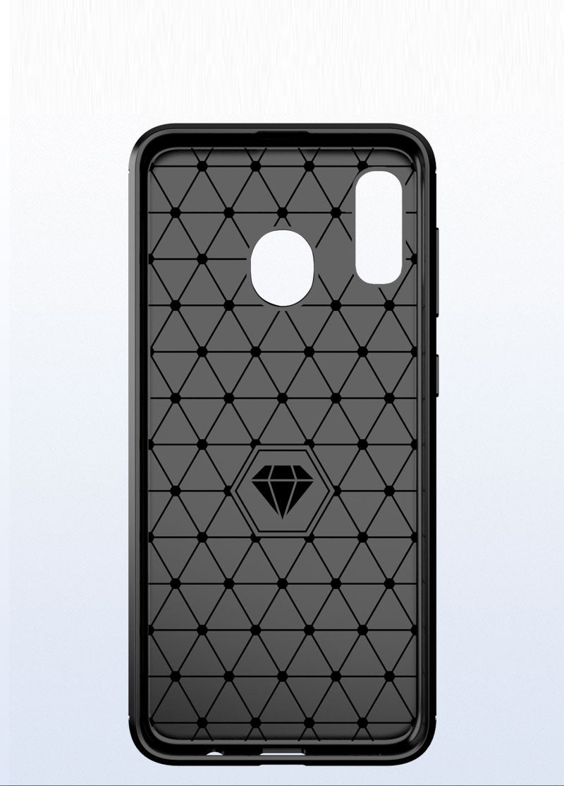 Brushed Silicone Phone Case For Samsung Galaxy A20