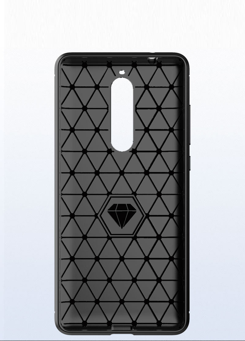 Brushed Silicone Phone Case For Nokia 5.1