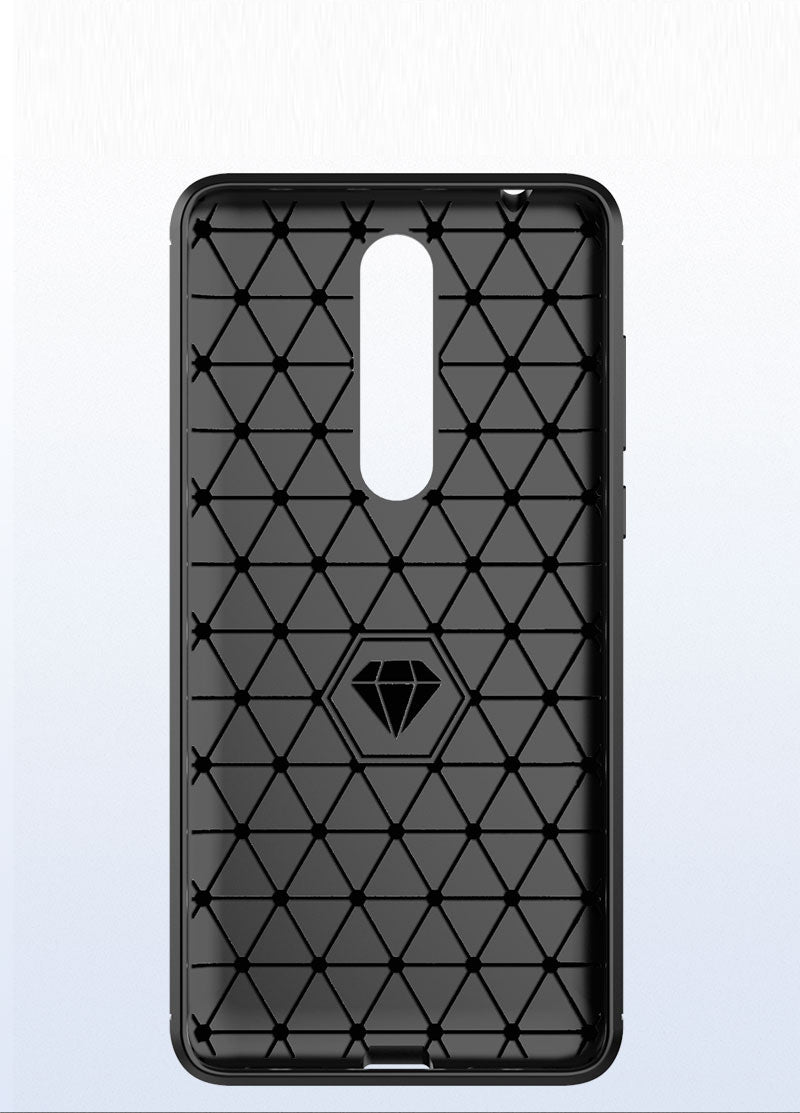 Brushed Silicone Phone Case For Nokia X3