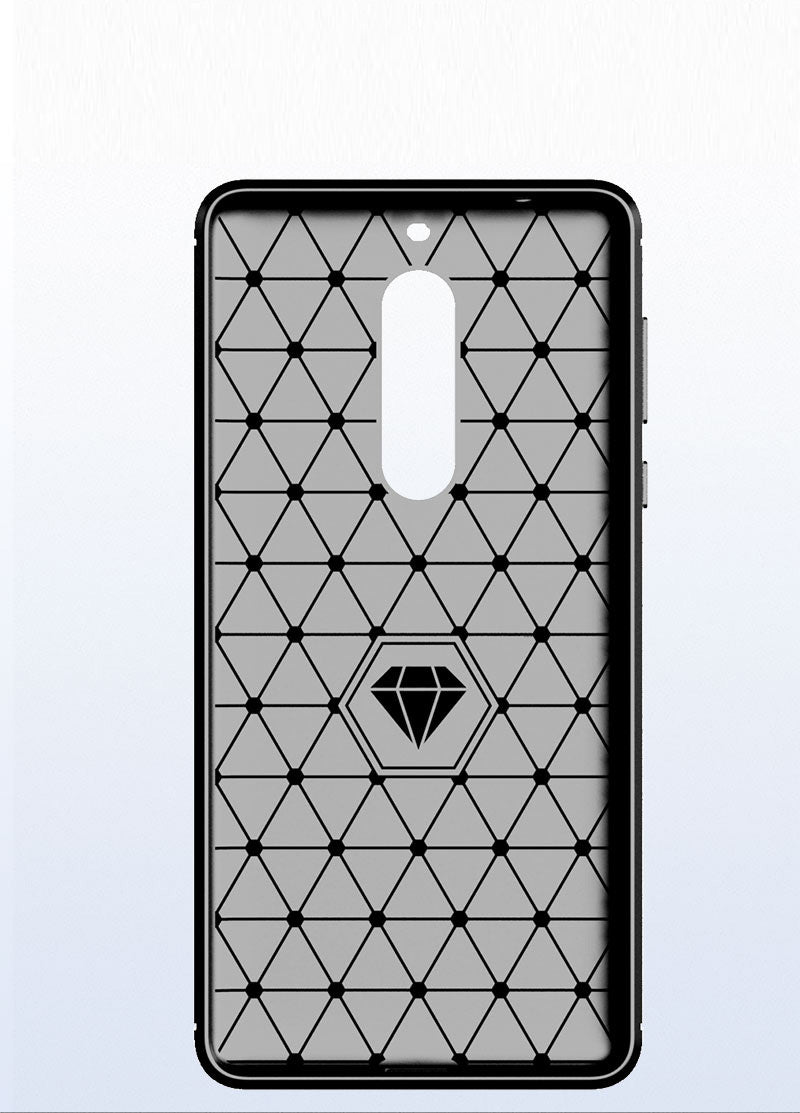 Brushed Silicone Phone Case For Nokia 5