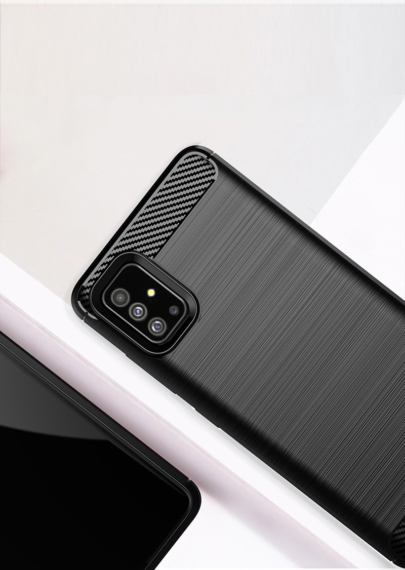 Brushed Silicone Phone Case For Samsung Galaxy M40S