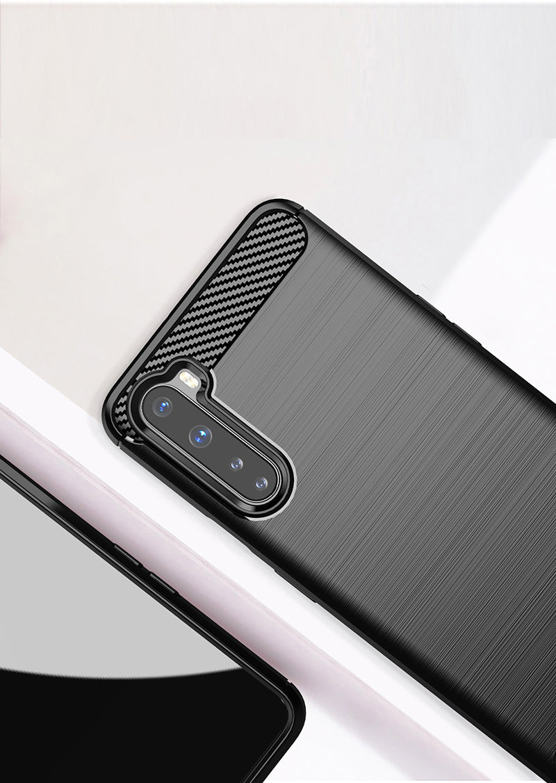 Brushed Silicone Phone Case For OnePlus Nord
