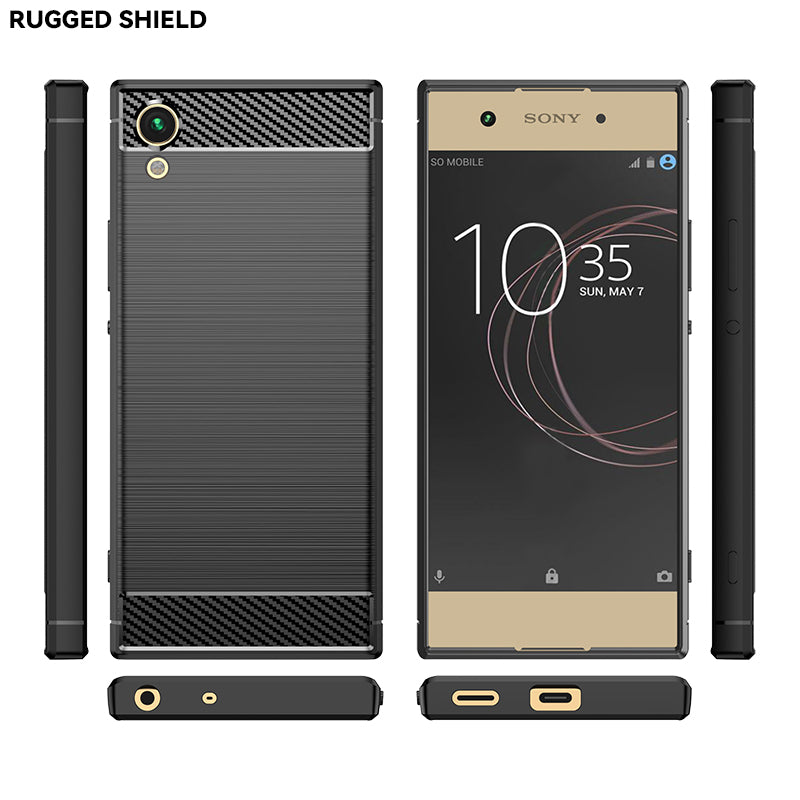 Brushed Silicone Phone Case For Sony Xperia XA1