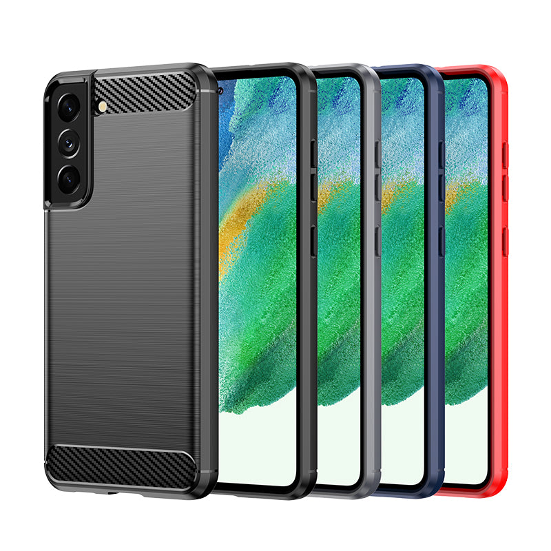 Brushed Silicone Phone Case For Samsung Galaxy S21 FE