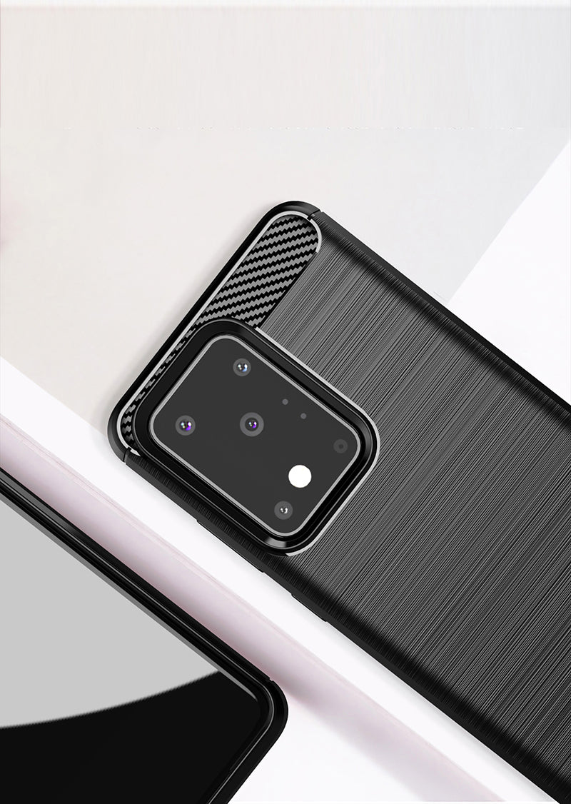 Brushed Silicone Phone Case For Samsung Galaxy S20 Ultra