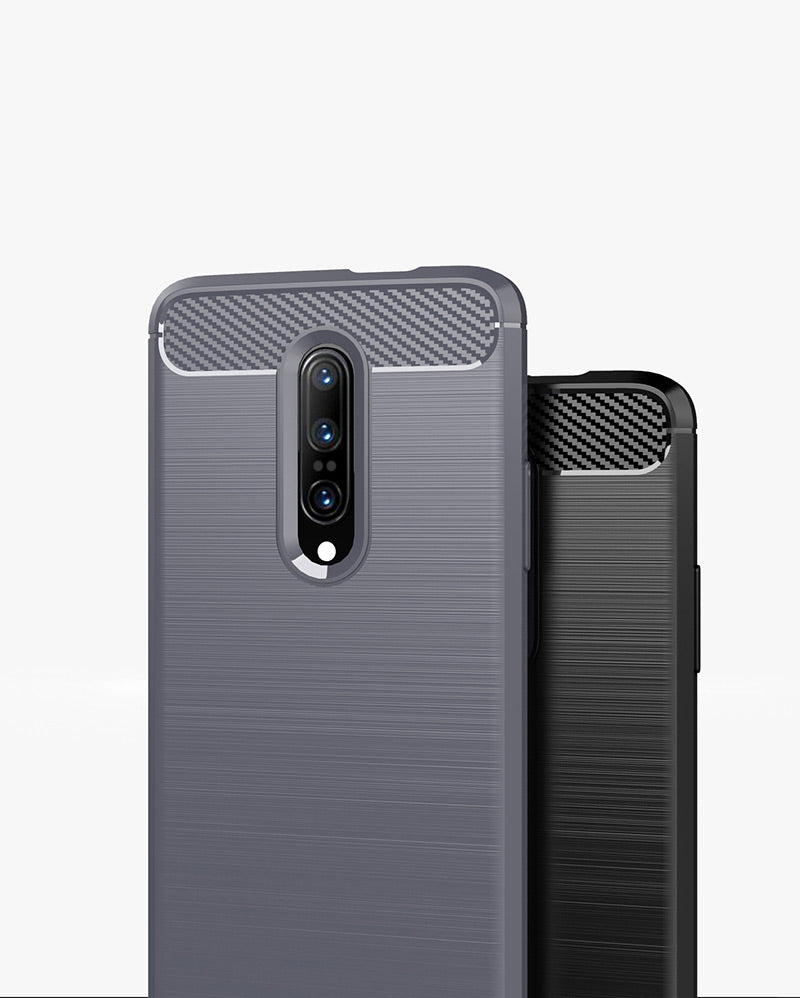 Brushed Silicone Phone Case For OnePlus 7 Pro