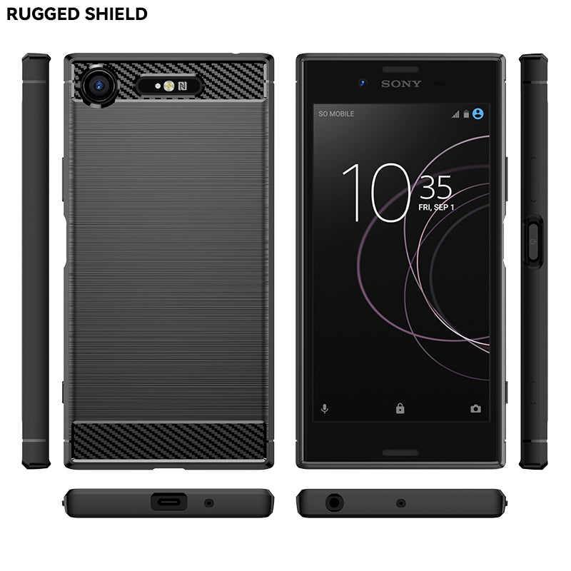 Brushed Silicone Phone Case For Sony Xperia XZ1