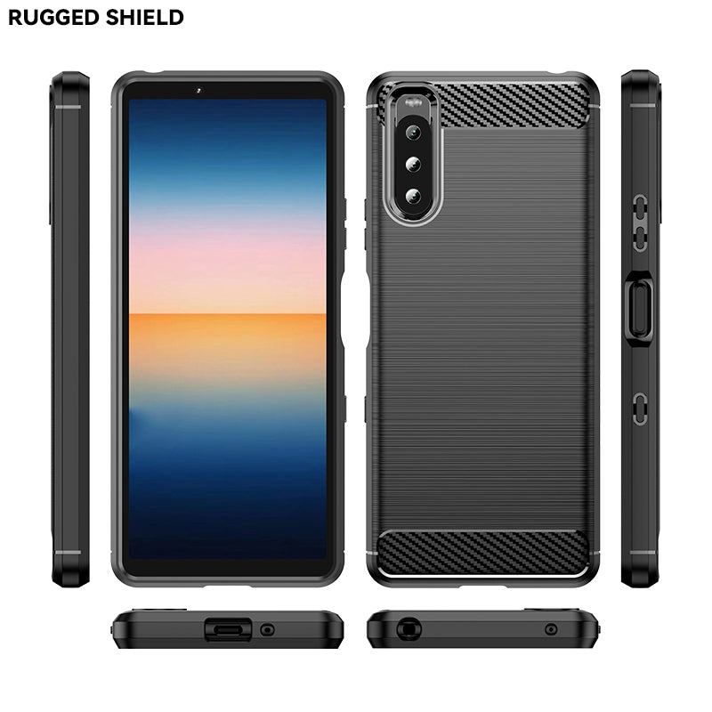 Brushed Silicone Phone Case For Sony Xperia 10 III