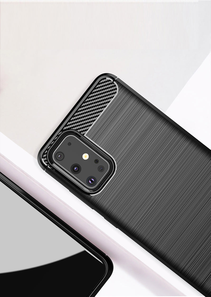 Brushed Silicone Phone Case For Samsung Galaxy S20 + / S20 Plus