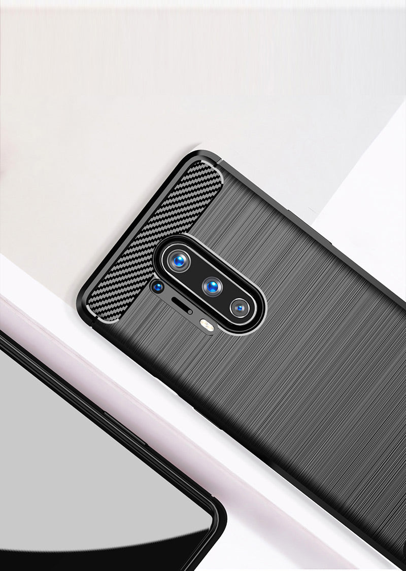 Brushed Silicone Phone Case For OnePlus 8 Pro