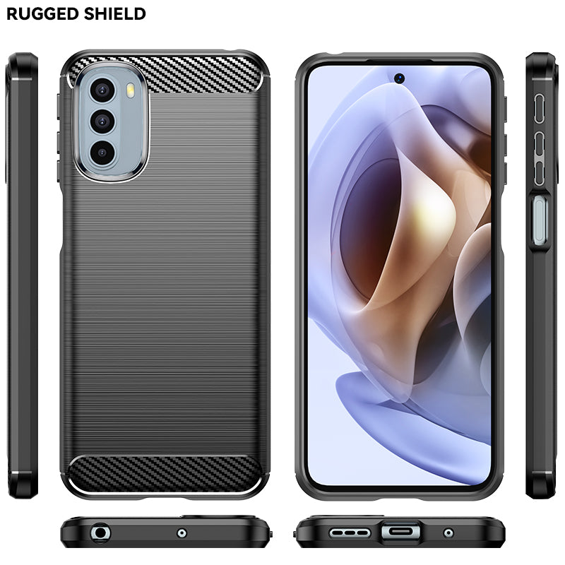 Brushed Silicone Phone Case For Motorola Moto G31