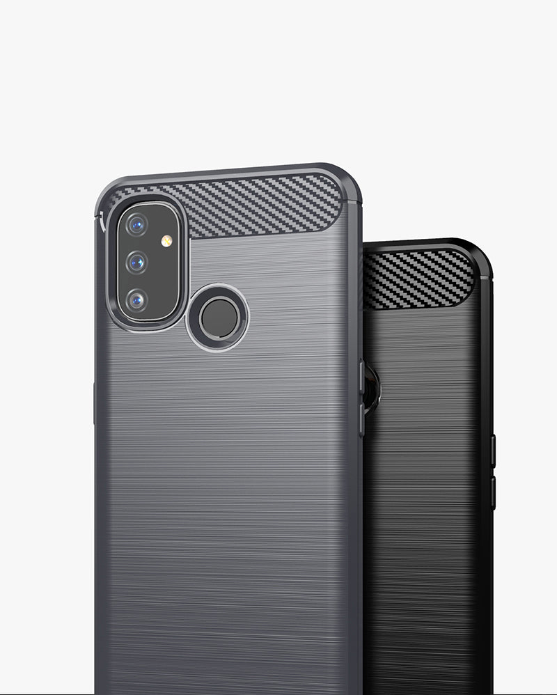 Brushed Silicone Phone Case For OnePlus Nord N100