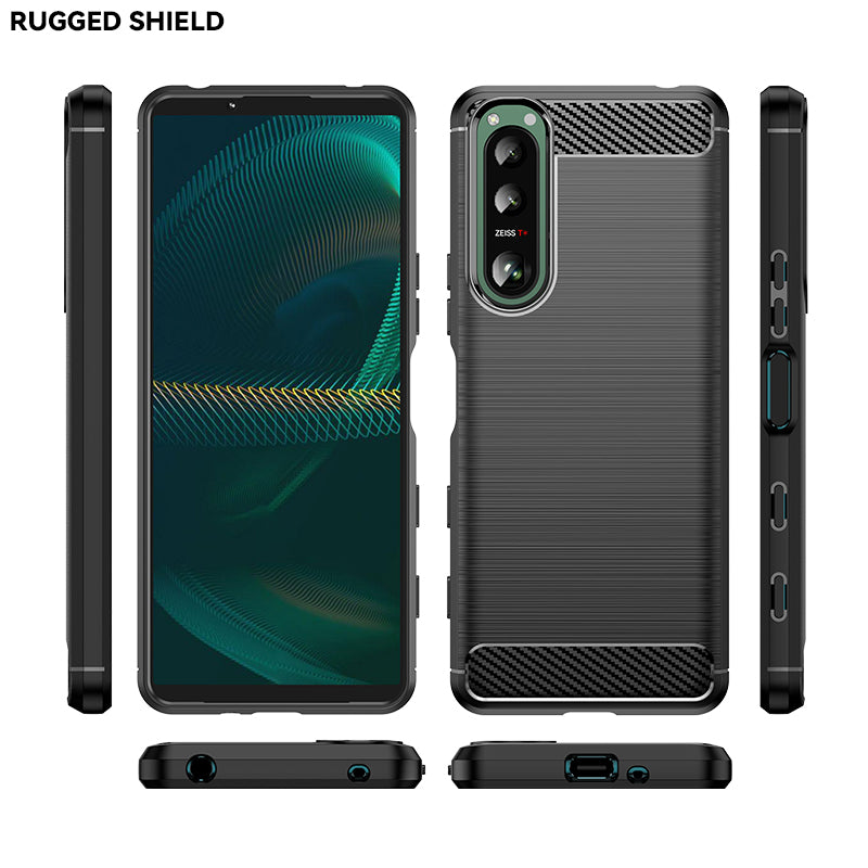 Brushed Silicone Phone Case For Sony Xperia 5 III