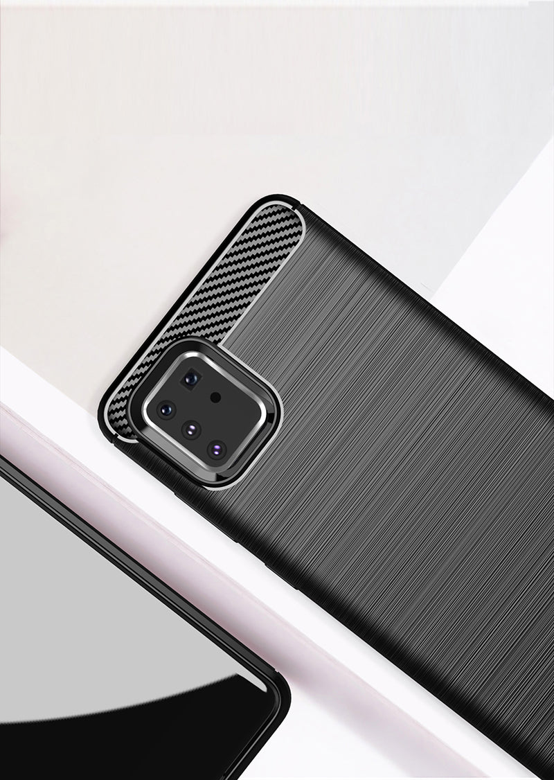 Brushed Silicone Phone Case For Samsung Galaxy Note 10 Lite